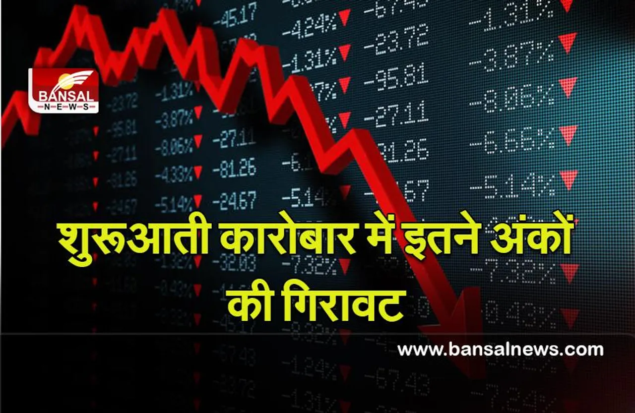 Share Market Live : यूक्रेन में बढ़ते संकट के बीच शेयर बाजार में आई भारी गिरावट