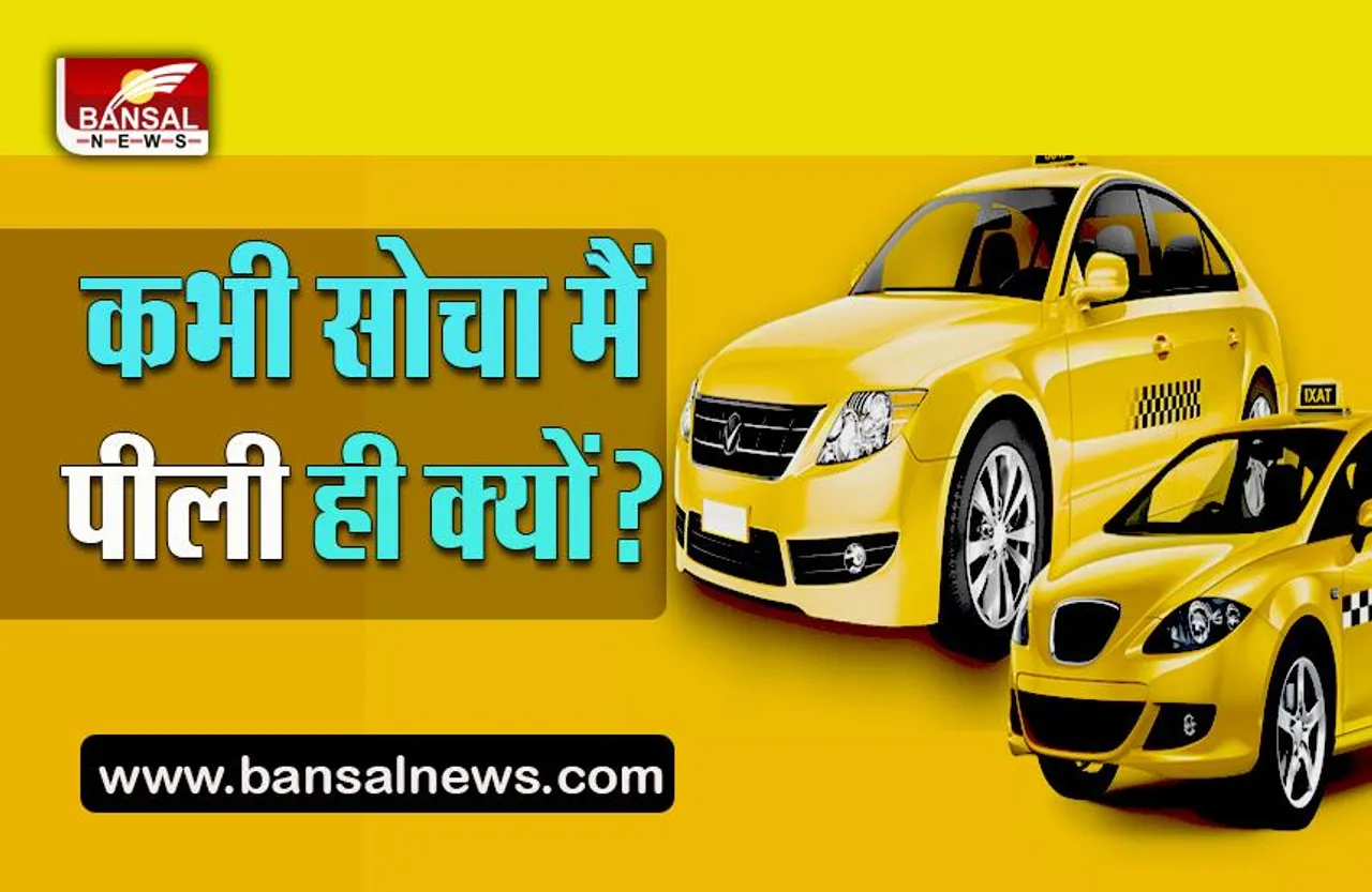 why taxi color is yellow: जानिए टैक्सी का रंग ज्यादातर पीला ही क्यों होता है,लैटरल पैरीफेरल विजन की कितनी है भूमिका