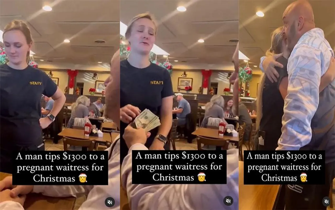 Viral Video: एक आदमी ने प्रेग्नेंट वेट्रेस को दी 1 लाख से ज्यादा की टिप, वीडियो हुआ वायरल