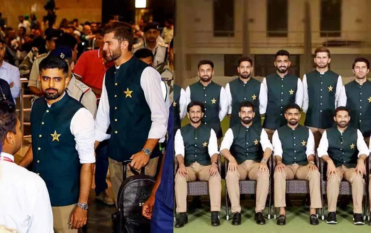 World Cup 2023: पाकिस्तान क्रिकेट टीम 7 साल बाद पहुंची भारत, देखें तस्वीरें और वीडियो