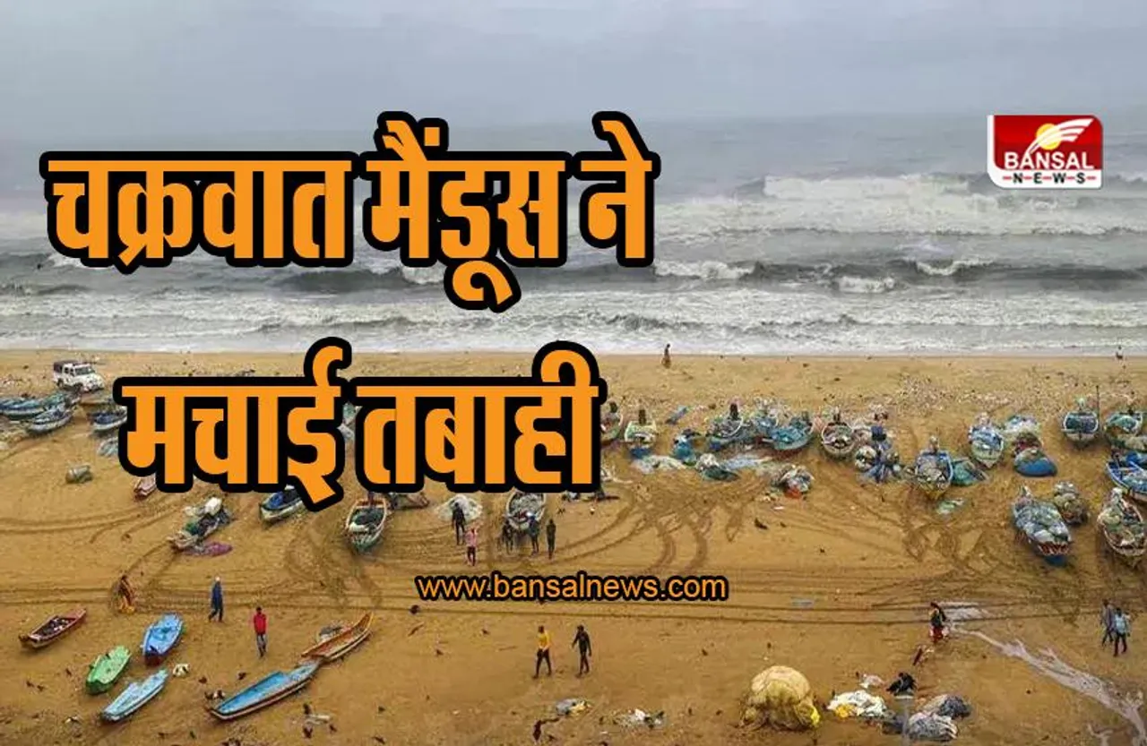 Cyclone Mandous: चक्रवात मैंडूस ने मचाई तबाही, इतने हज़ार हेक्टेयर फसल बर्बाद