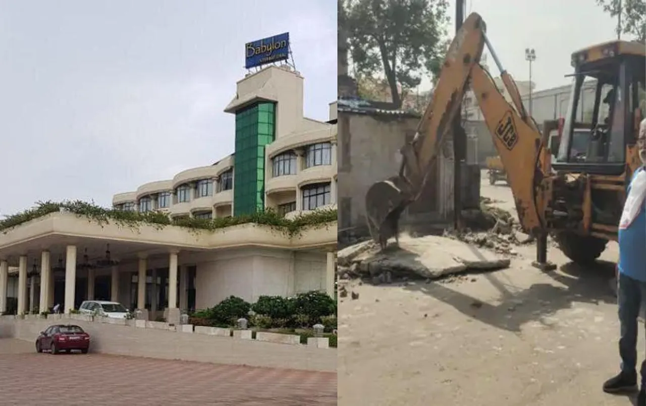 Hotel Babylon: आखिर क्यों चला रायपुर शहर के इस बड़े होटल पर बुलडोजर?
