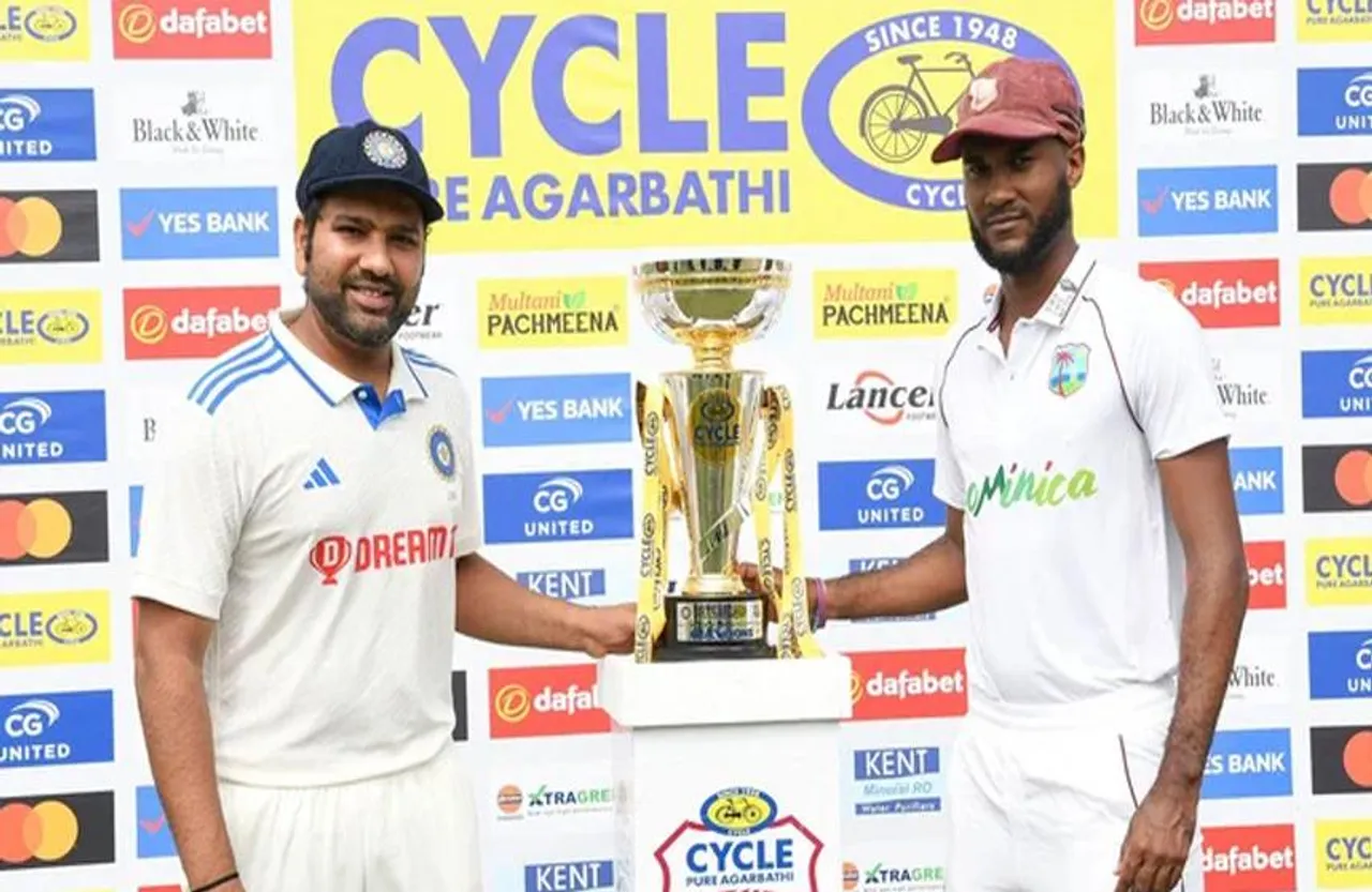 India and West Indies Test Series: बारिश की भेंट चढ़ा पांचवें दिन का खेल,भारत ने 1-0 से जीती श्रृंखला