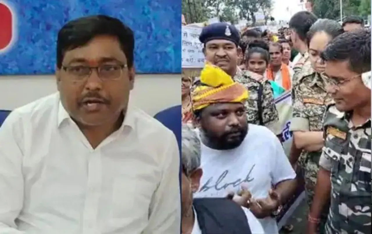 बीजापुर में BJP नेता अजय सिंह गिरफ्तार: आदिवासी युवक को जातिगत गाली देने का आरोप, समाज के लोगों ने किया था प्रदर्शन