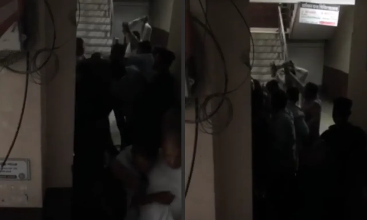 बहस के बाद आपस में भिड़े बीजेपी कार्यकर्ता: विधायक कार्यालय के बाहर चाकूबाजी, विधायक बोले में दोनों को नहीं जानता