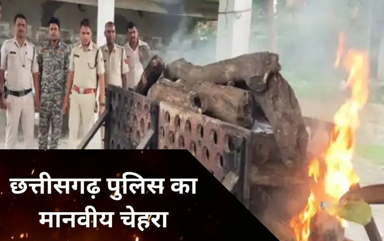 पिता की मौत के बाद शव अस्पताल में छोड़ जा रहे थे दिव्यांग बच्चे: अंतिम संस्कार के नहीं थे पैसे, पुलिस ने दी मुखाग्नि