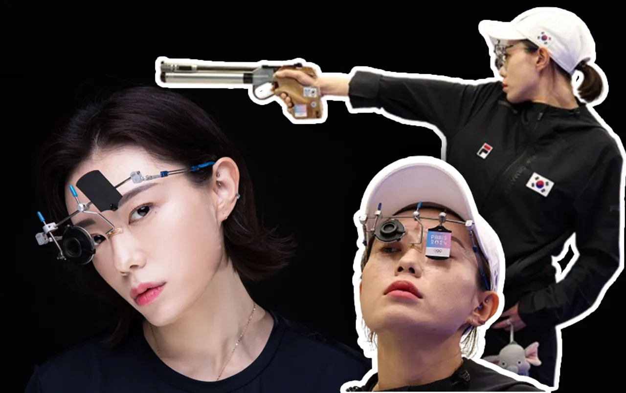South Korean Kim Yeji: ओलंपिक में आते ही कोरियाई शूटर ने उड़ाए होश, शानदार अंदाज से जीता लोगों का दिल, देखें तस्वीरें
