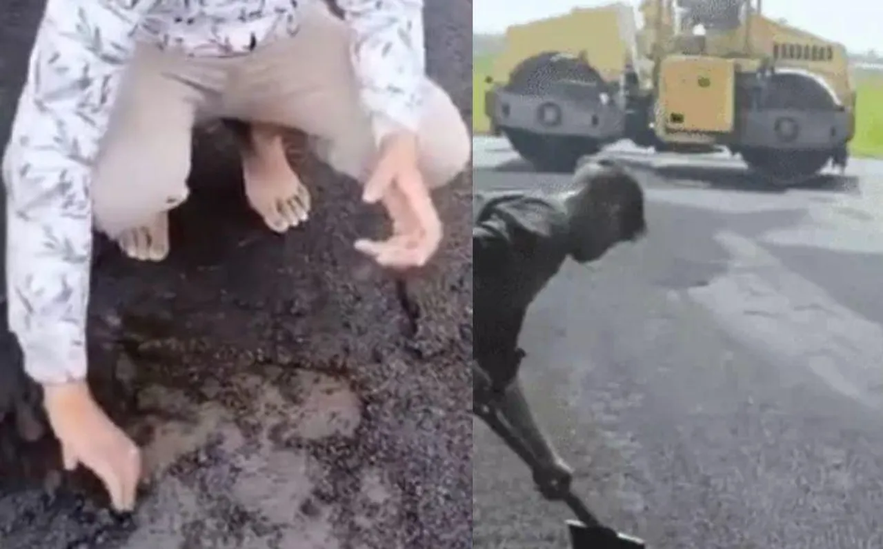 MP News: भोपाल की खराब सड़क मामले में सब इंजीनियर मुकेश रावत सस्पेंड, लोक निर्माण मंत्री के आदेश पर दोबारा बन रही रोड