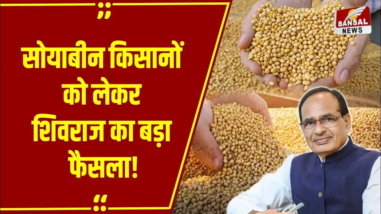 सोयाबीन के रेट बढ़ाने की मांग कर रहे किसानों के लिए शिवराज ने खोला पिटारा, किया ये बड़ा ऐलान