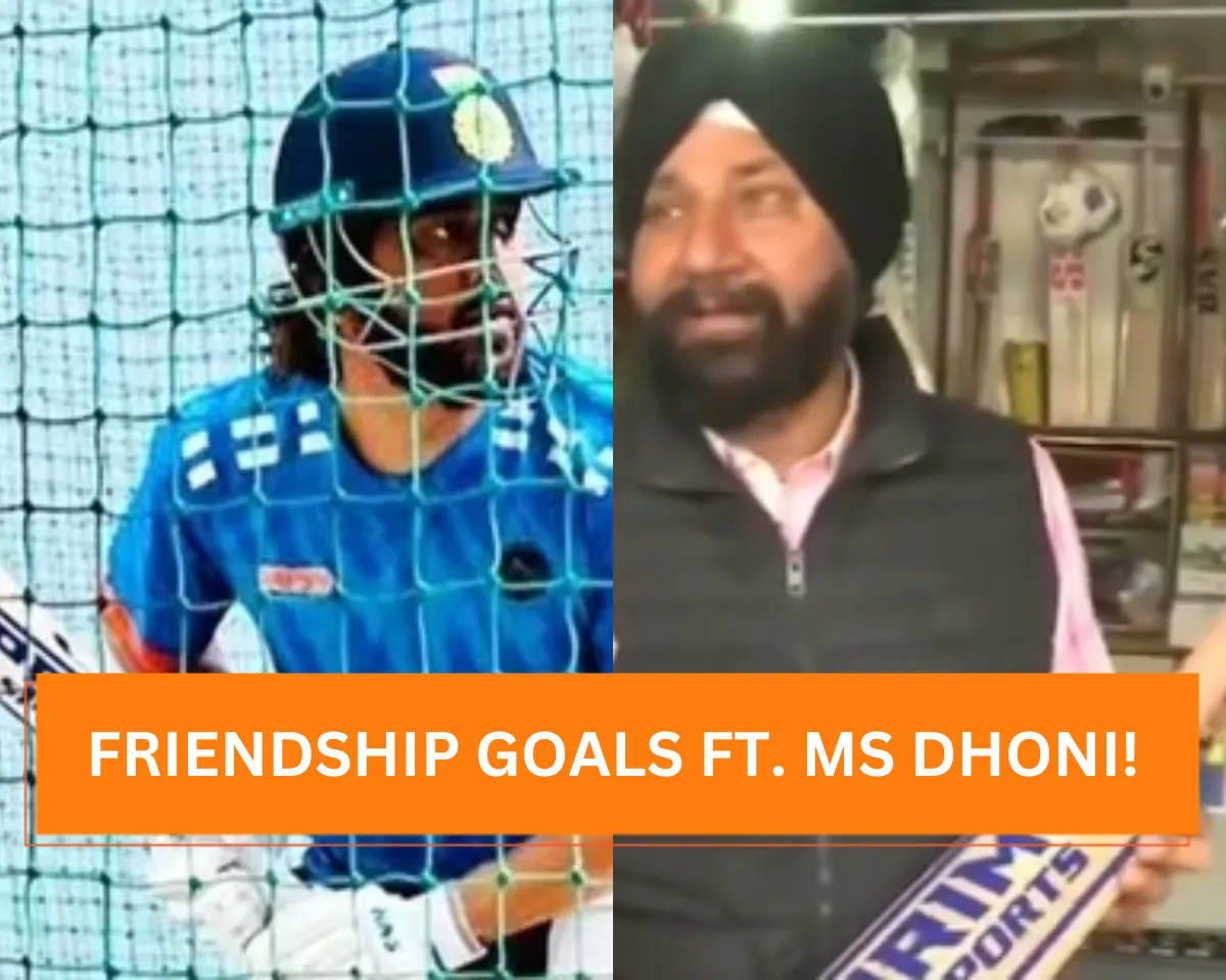 MS Dhoni and his friend Paramjit Singh (File Photo: X)