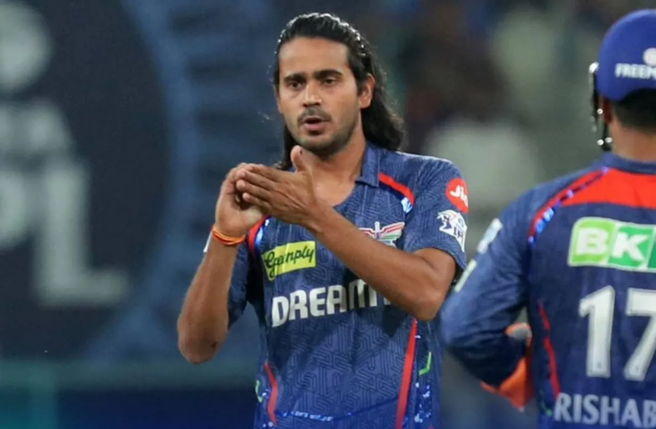LSG spinner Digvesh Rathi fined 50% of his match fees for his notebook celebration against Mumbai Indians
