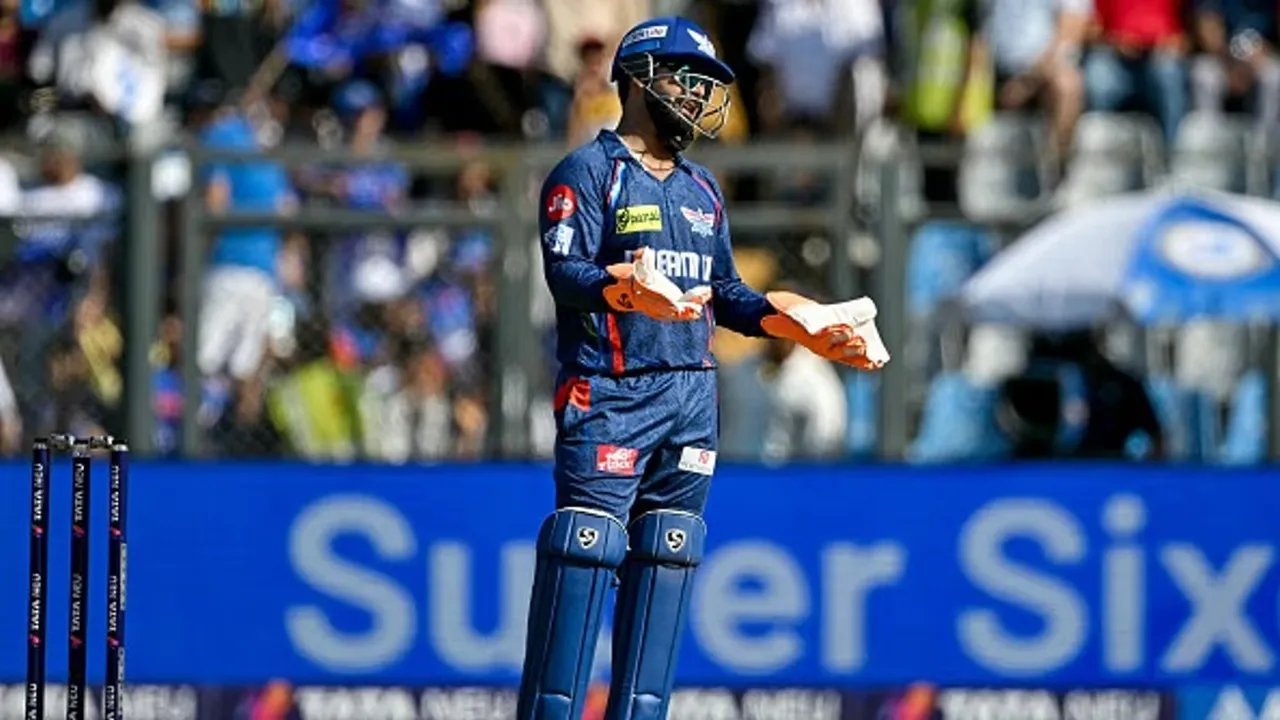 Rishabh Pant after LSG’s defeat to MI