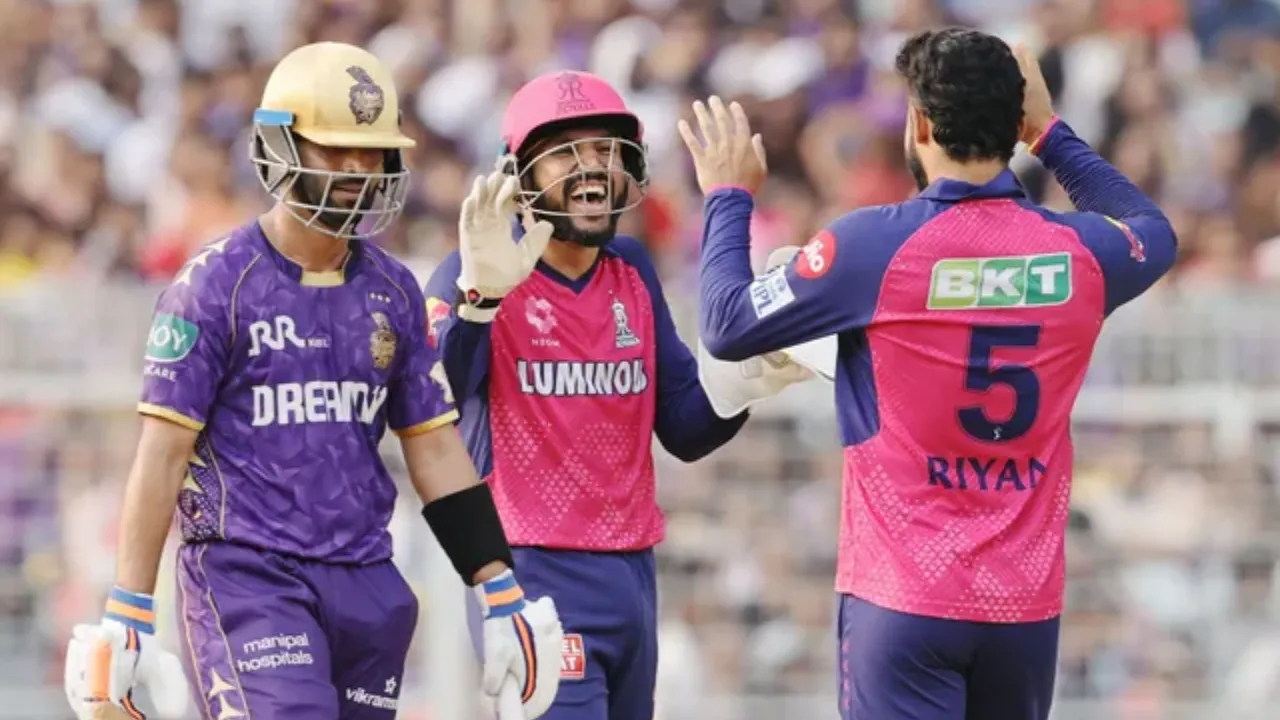 What did Riyan Parag and Ajinkya Rahane say after KKR vs RR, Match 53