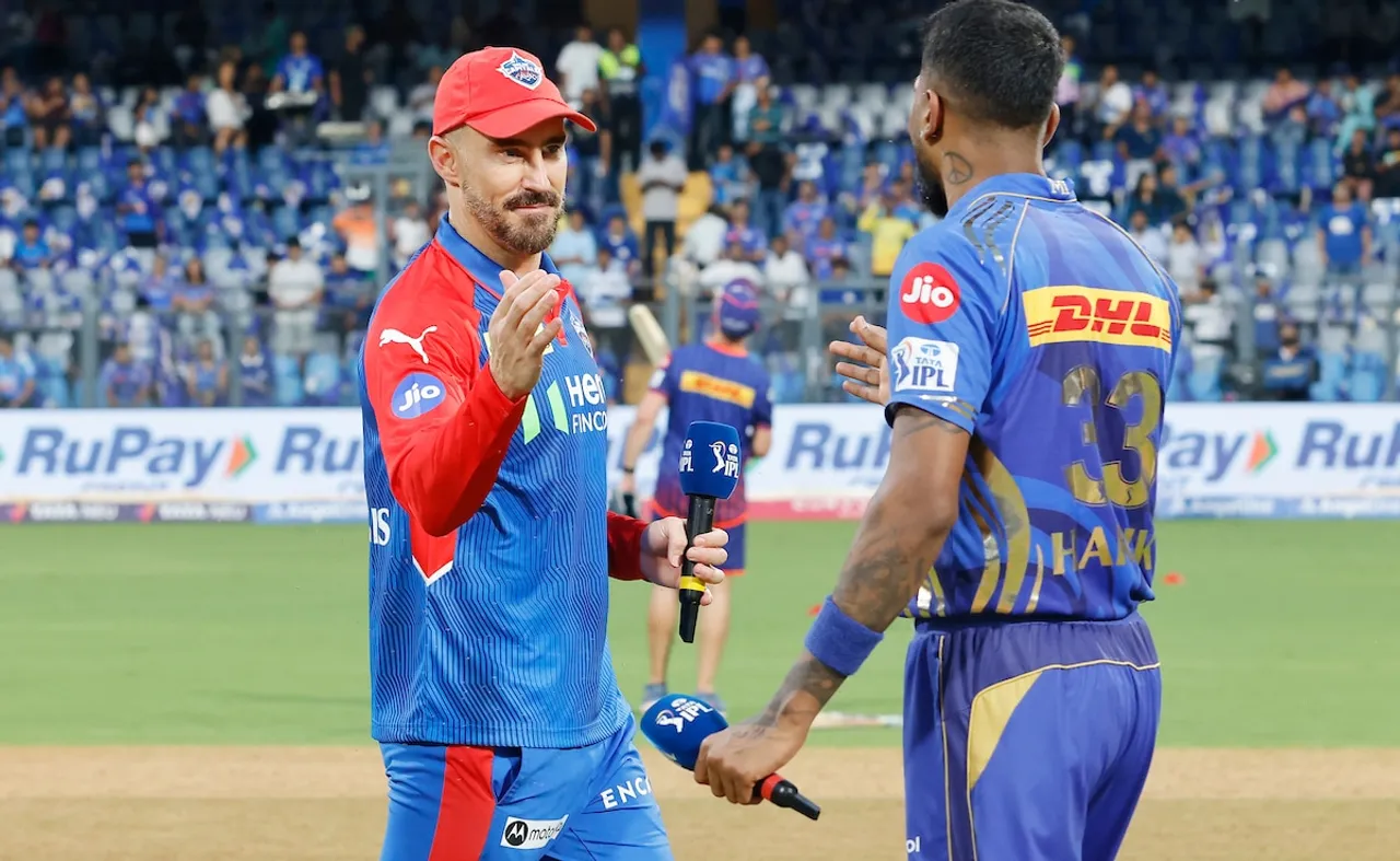 Who Said What? What did Hardik Pandya & Faf du Plessis say after MI vs DC, Match 63?