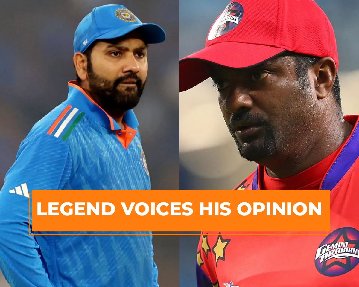 Rohit Sharma and Muttiah Muralitharan (File Photo: Twitter) 