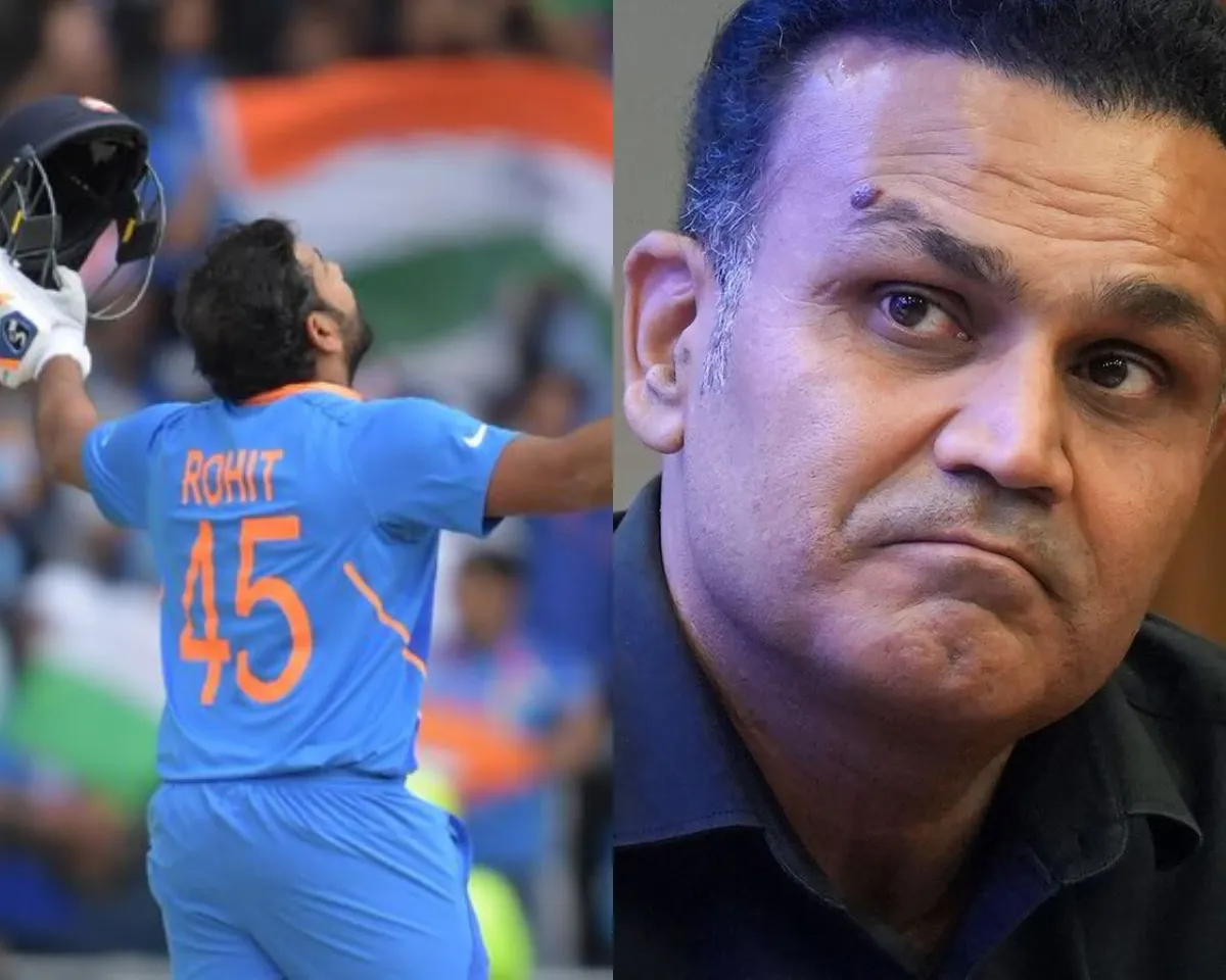 Rohit Sharma and Virender Sehwag (File Photo, Twitter) 