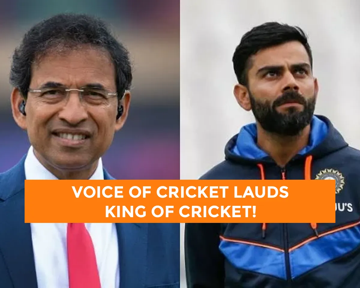 Harsha Bhogle and Virat Kohli (File Photo: Twitter) 