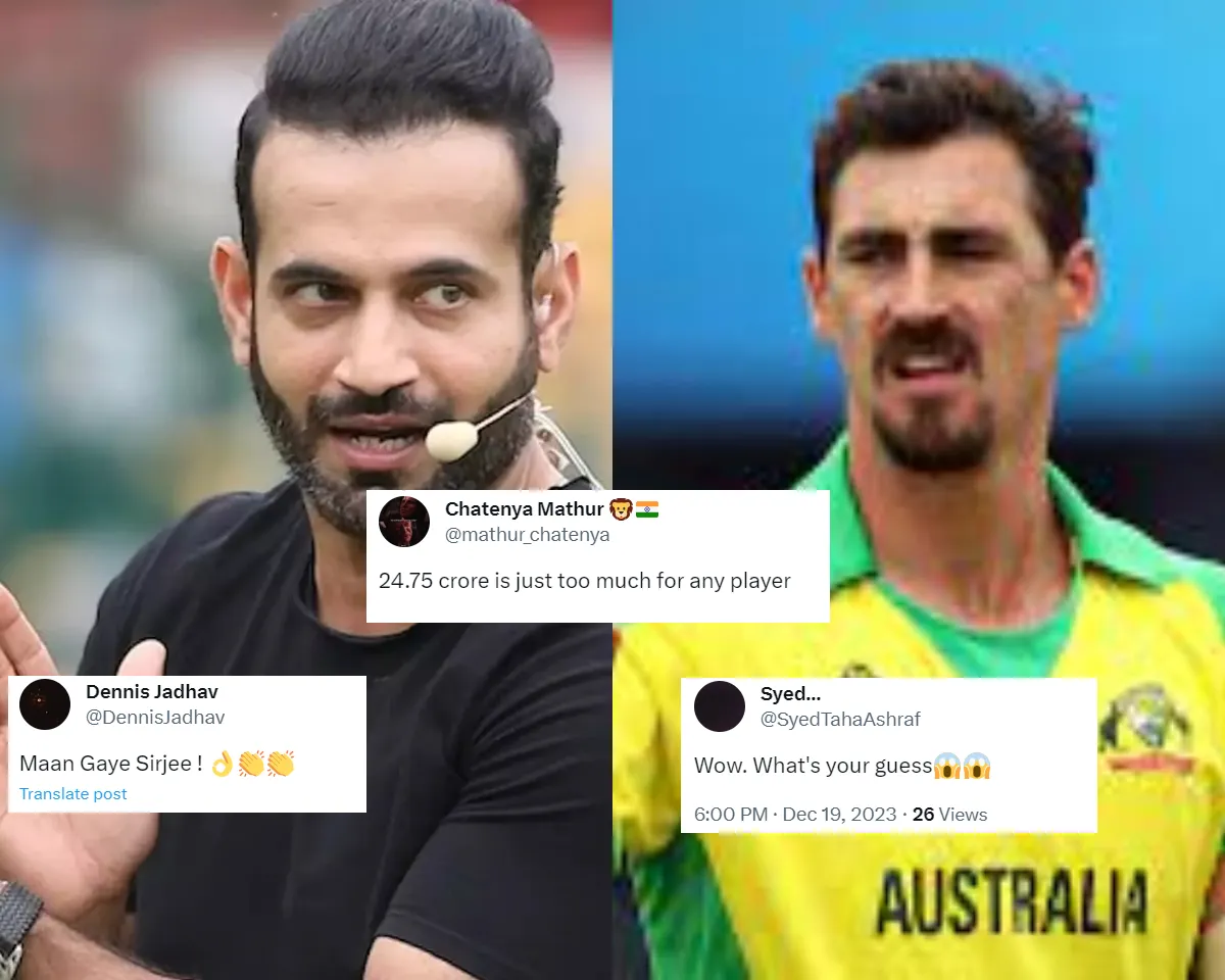 Mitchell Starc and Irfan Pathan (File Photo: Twitter) 