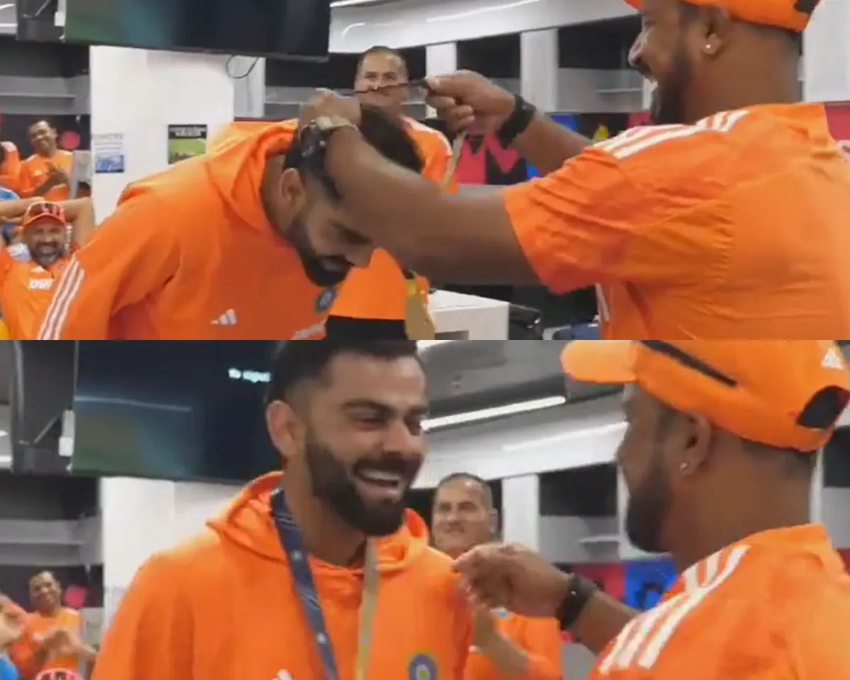 Virat Kohli earns a medal