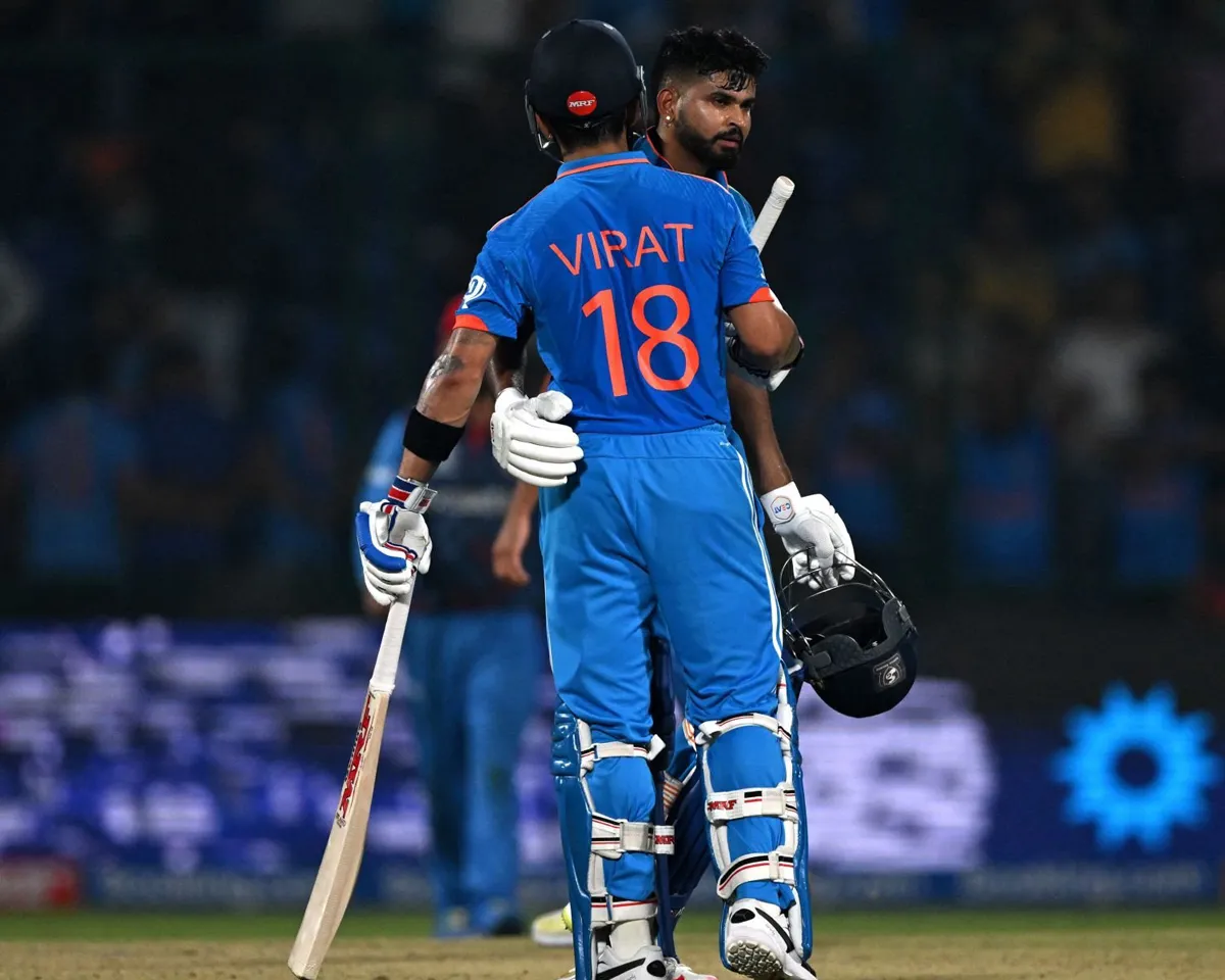 Virat Kohli and Shreyas Iyer (File Photo, Twitter)