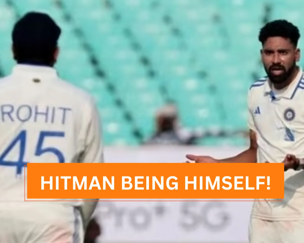 Rohit Sharma and Mohammad Siraj (File Photo: X)