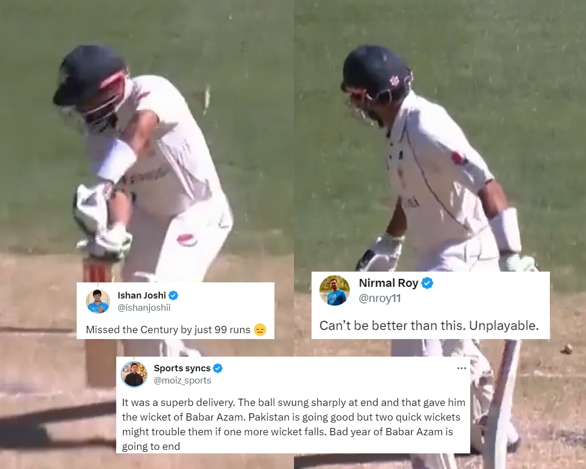 Babar Azam fell for just one run today and that hasn't helped Pakistan's cause