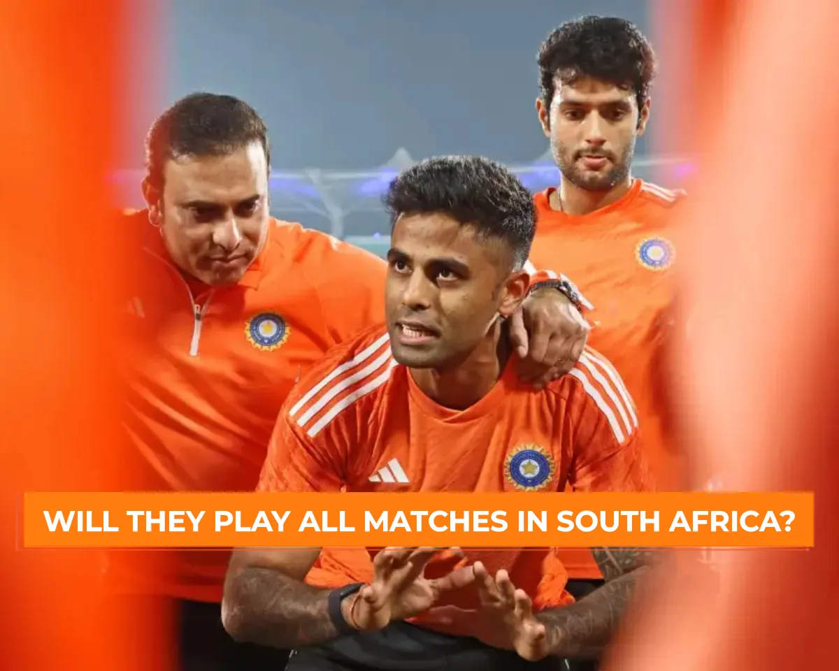 Suryakumar Yadav with the Indian team