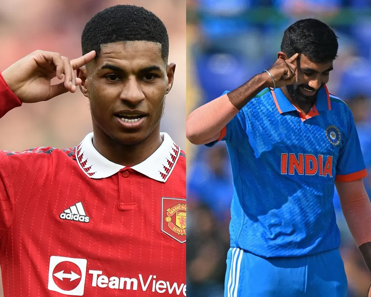 Marcus Rashford and Jasprit Bumrah (File Photo, Twitter)