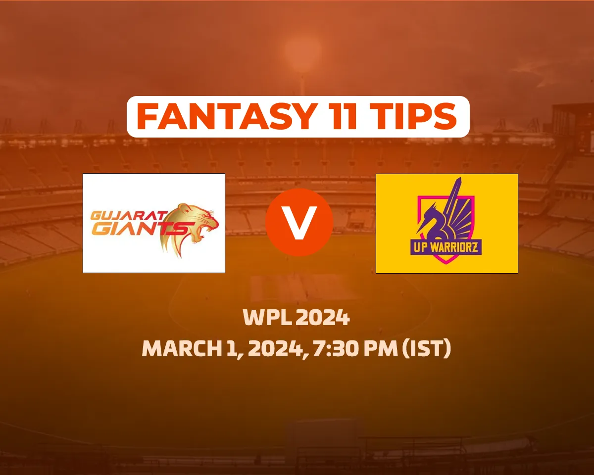 GUJ-W vs UP-W Dream11 