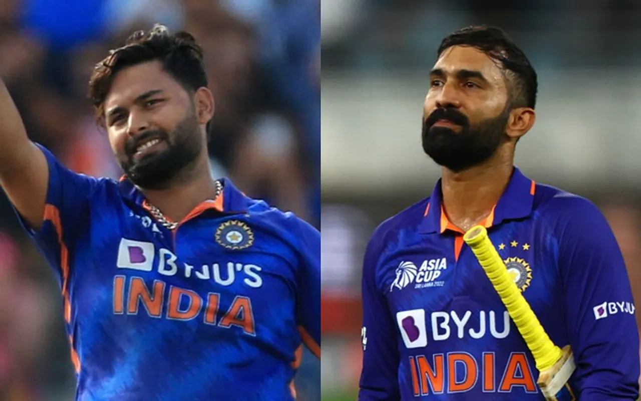 Rishabh Pant and Dinesh Karthik