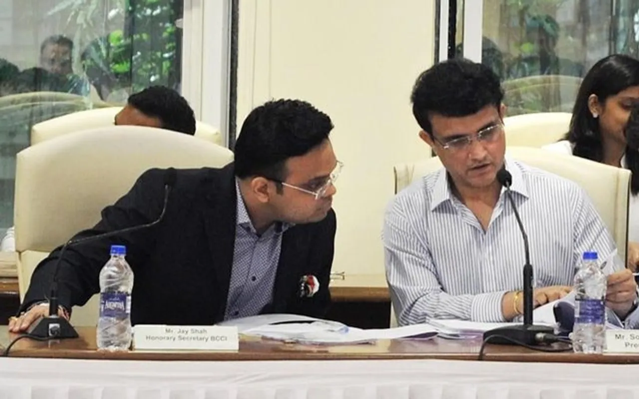 Sourav Ganguly and Jay Shah