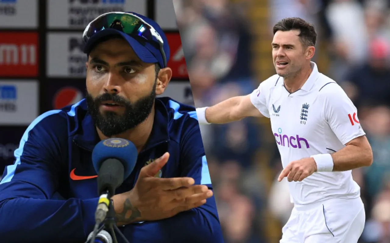 Ravindra Jadeja-James Anderson