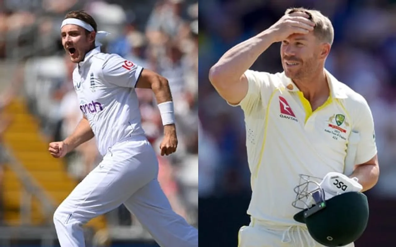 Stuart Board and David Warner