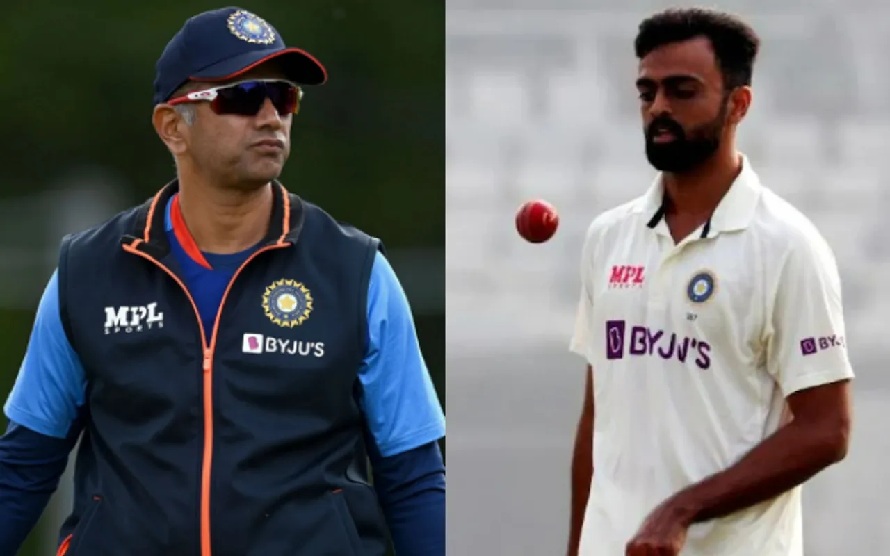 Rahul Dravid and Jaydev Unadkat