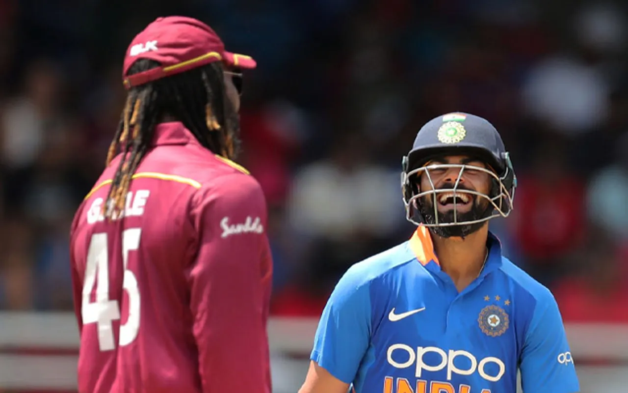 Virat Kohli and Chris Gayle