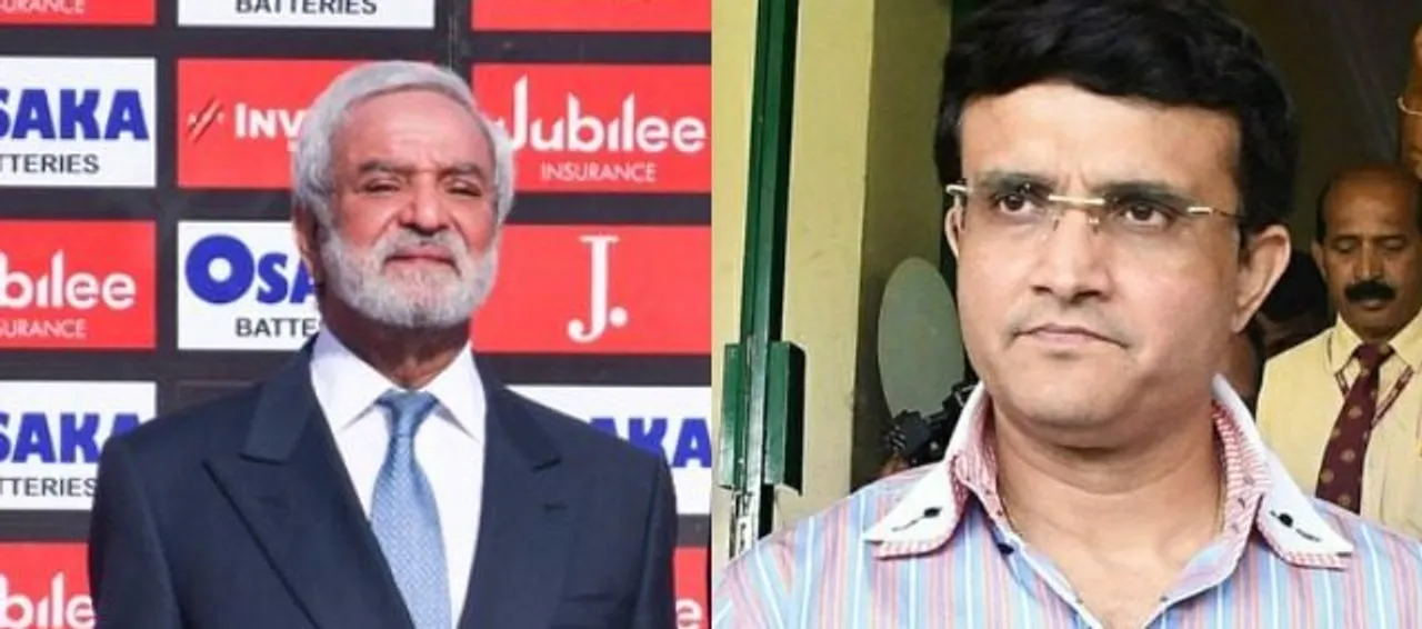 Sourav Ganguly and Ehsan Mani