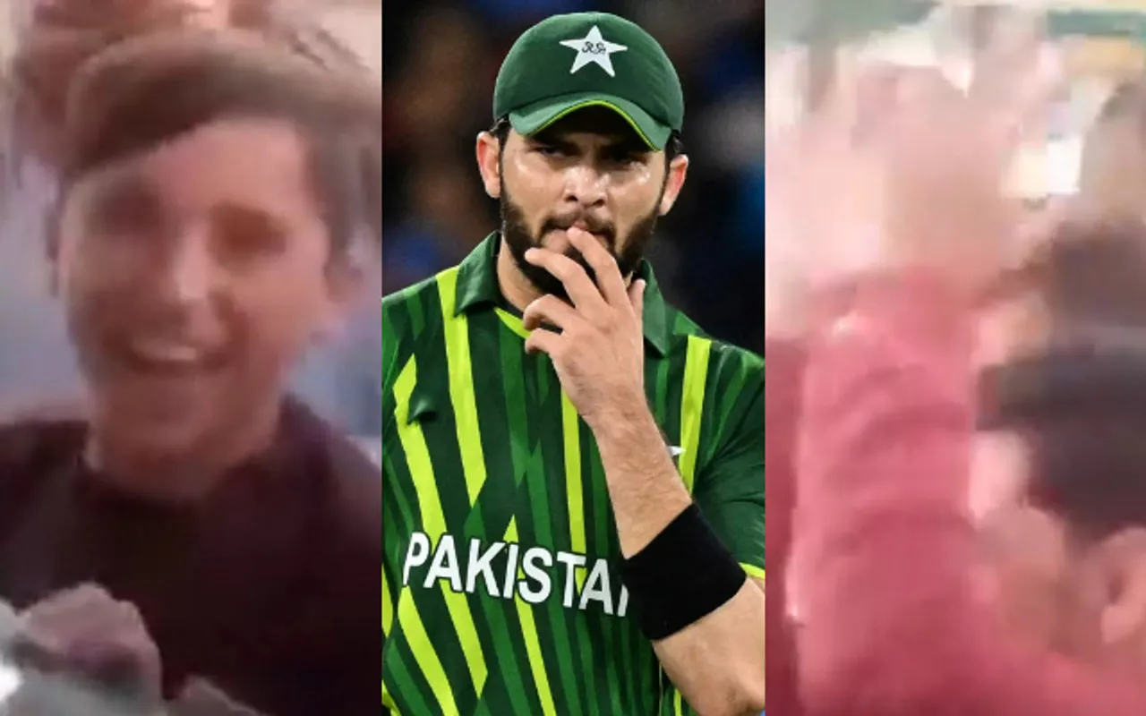 Fans celebrating India vs Pakistan
