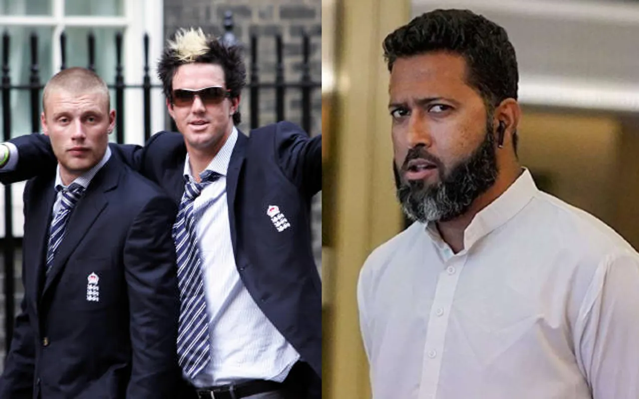 Wasim Jaffer-Kevin Pietersen-Andrew Flintoff