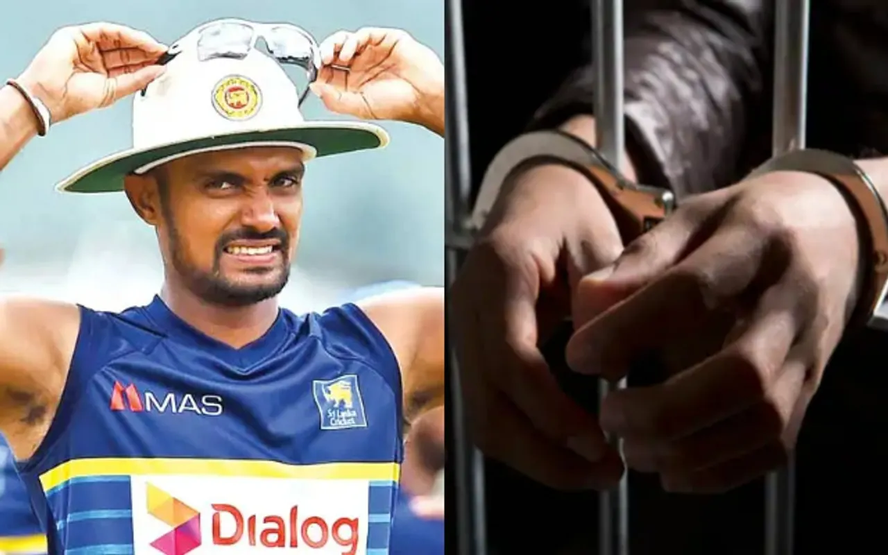 Danushka Gunathilaka of Sri Lanka
