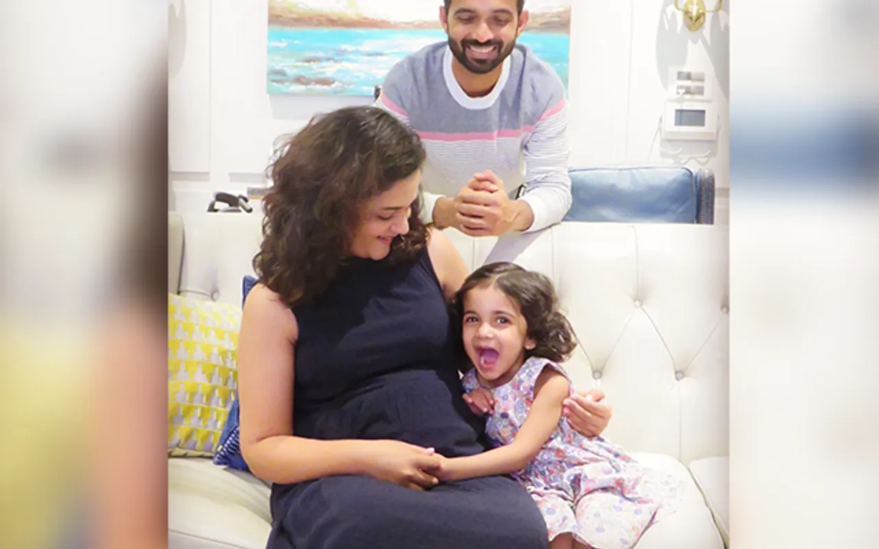 Ajinkya Rahane and Family