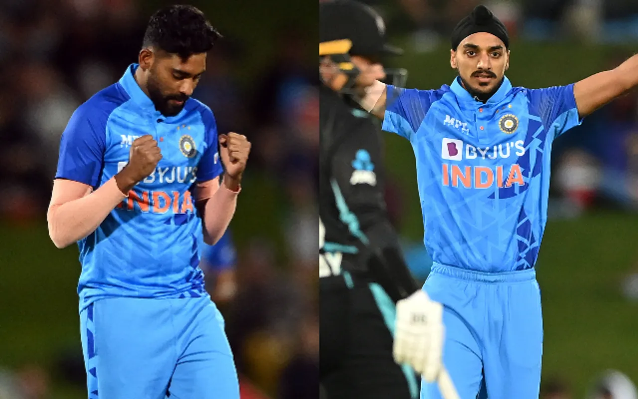 Arshdeep Singh and Mohammed Siraj