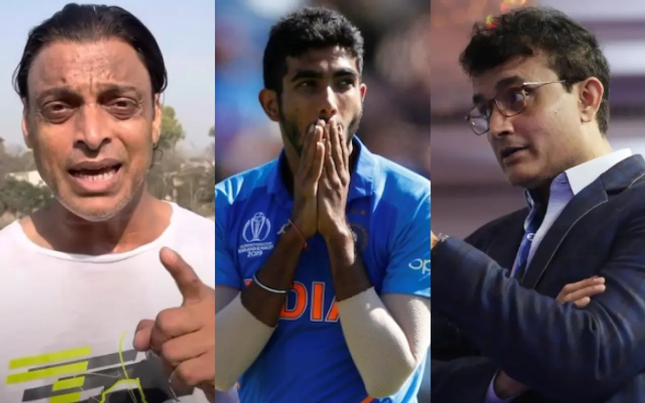 Shoaib Akhtar and Sourav Ganguly