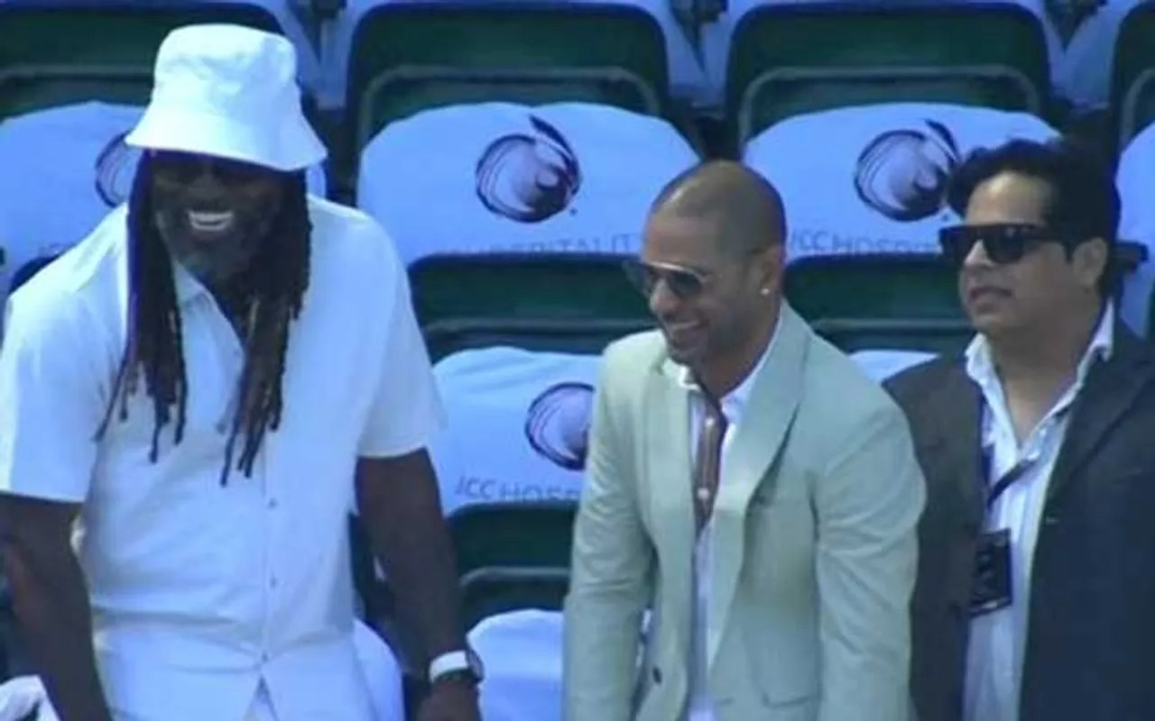 Chris Gayle Shikhar Dhawan