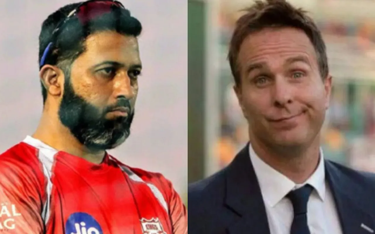 Wasim Jaffer and Michael Vaughan
