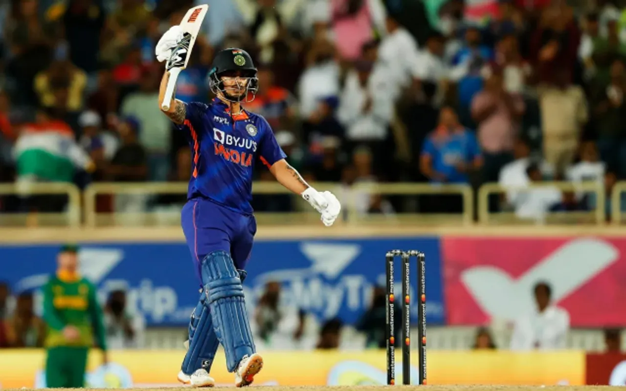 Ishan Kishan for India against South Africa, 2nd ODI