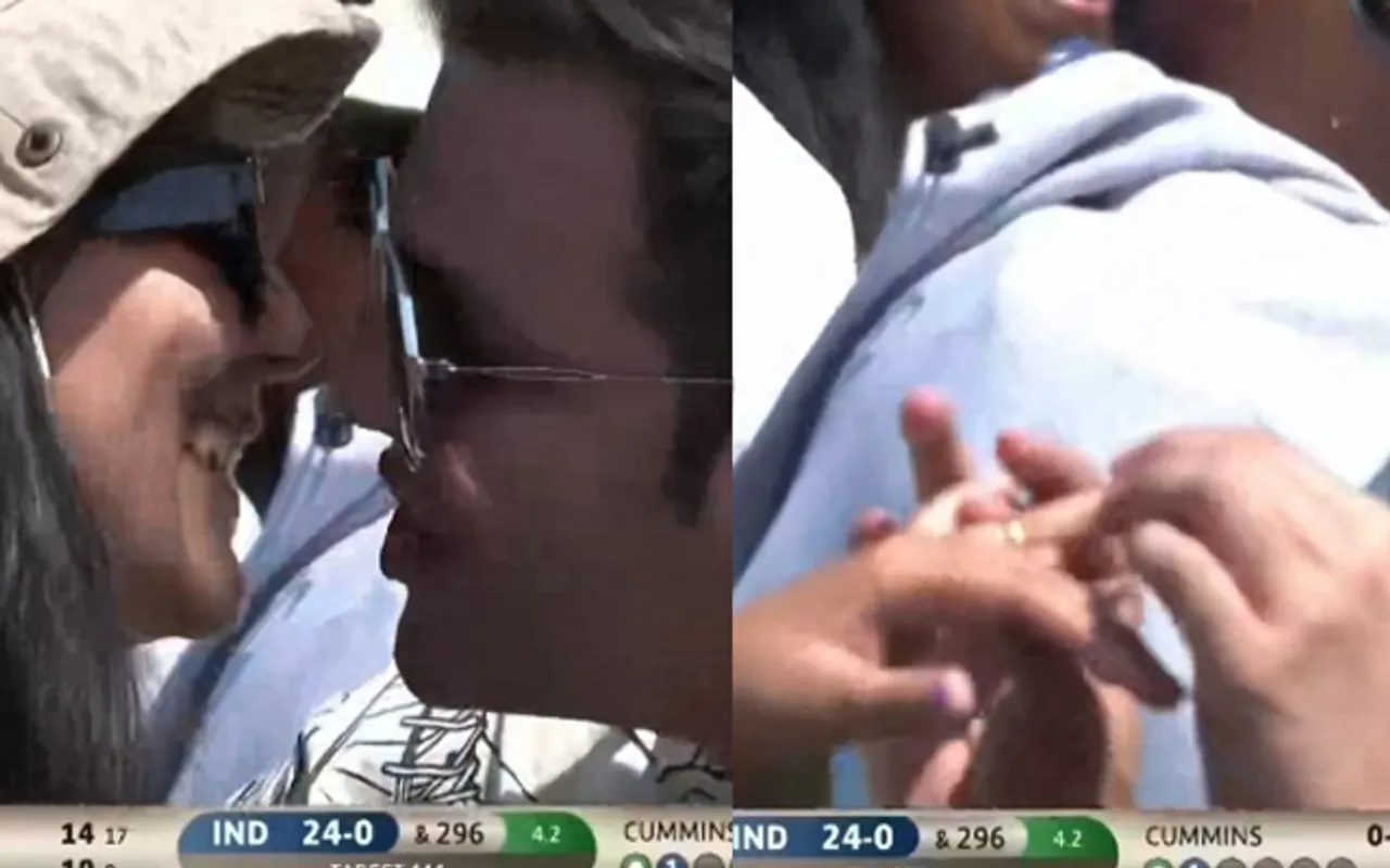 Proposal at the Oval, WTC Final