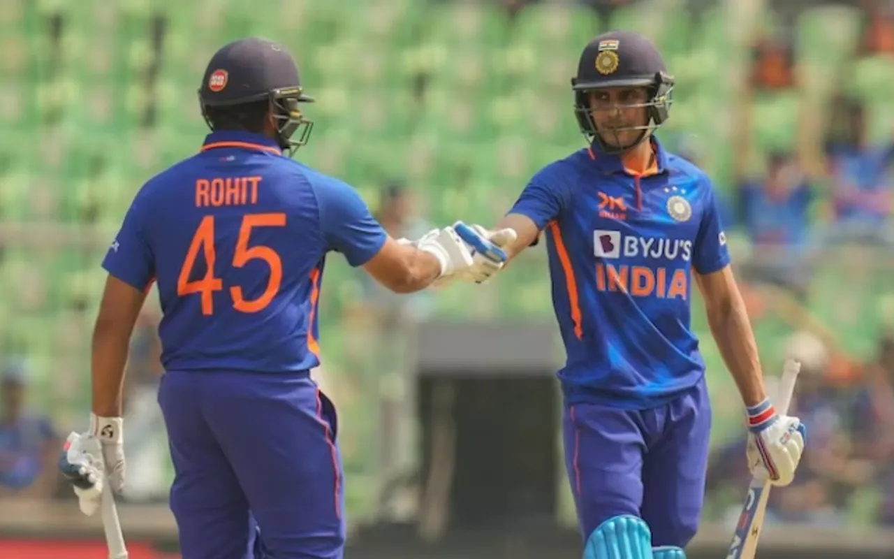 Shubman Gill and Rohit Sharma