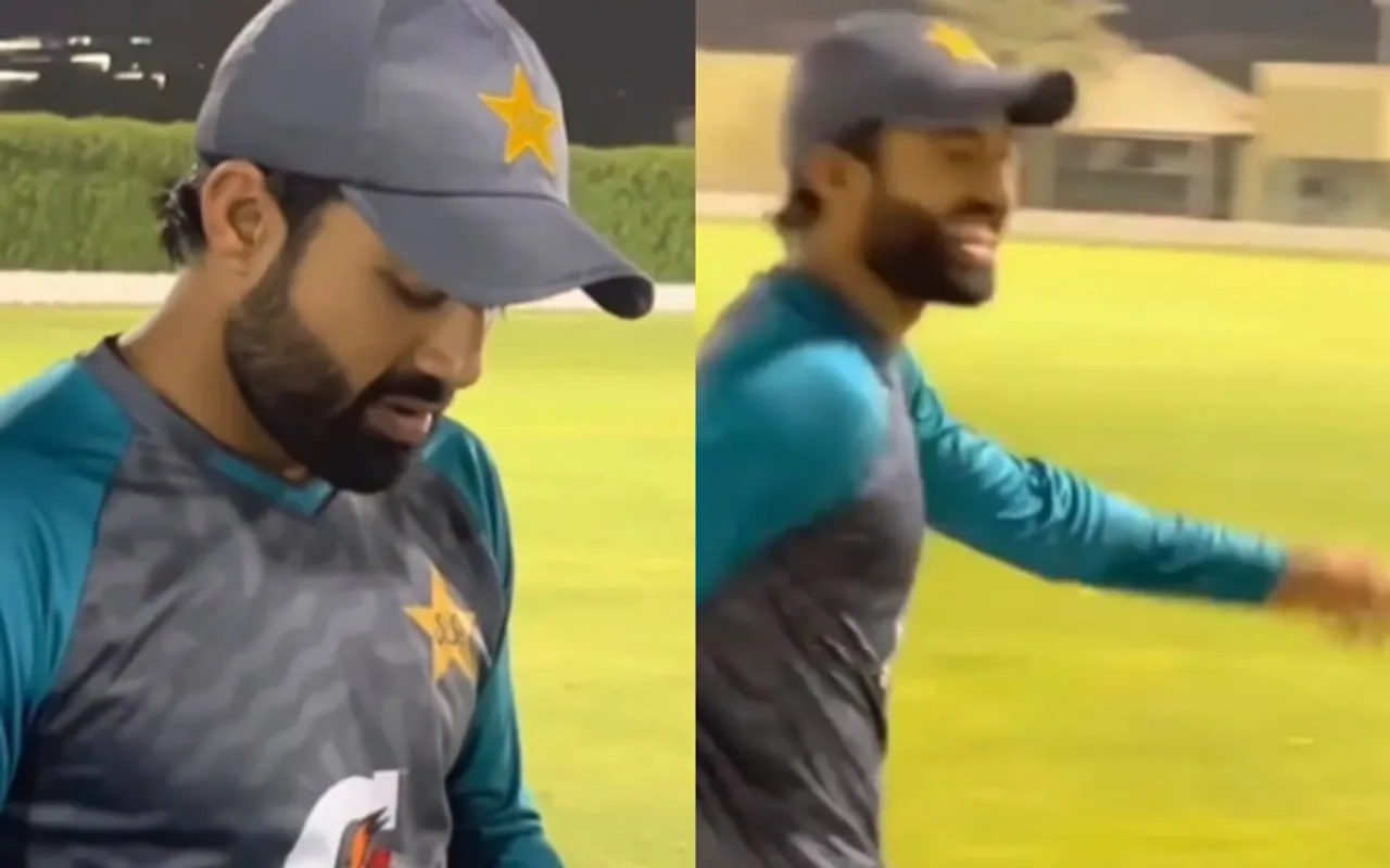Hilarious video shows Mohammad Rizwan getting perplexed on fan's name and gender