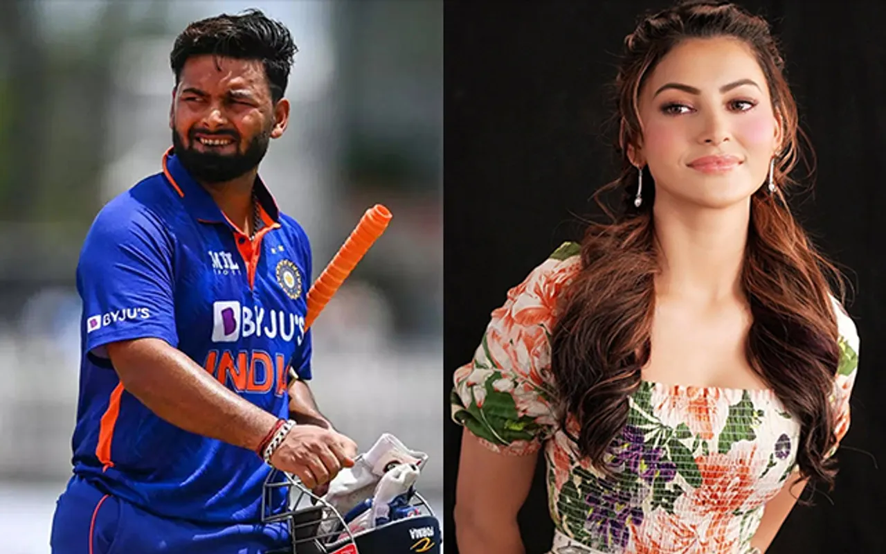 Rishabh Pant and Urvashi Rautella