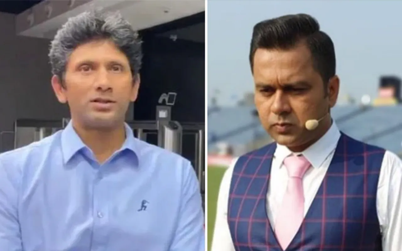 Venkatesh Prasad and Aakash Chopra (Source - Twitter)